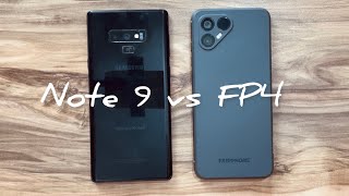 Fairphone 4 vs Samsung Galaxy Note 9 [upl. by Haida]