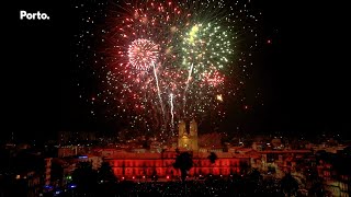 BOM ANO PORTO  Fogo de artifício 202324 [upl. by Sacul]