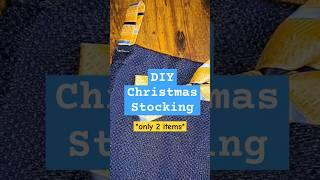 DIY Christmas Stockings  EASY  2 items Christmas stockings diy [upl. by Rotciv936]