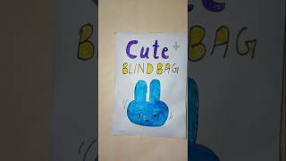 How to make paper blind bag shortfeed papercraft papersquishy trending viral diy squishy [upl. by Arit234]