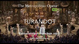 Met Opera Turandot  Official Trailer AU [upl. by Sualohcin]