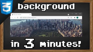 Learn CSS background in 3 minutes 🌆 [upl. by Oliviero187]