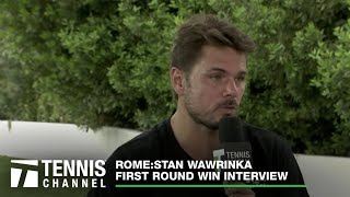 Stan Wawrinka talks about his rise in the rankings  2023 Rome First Round [upl. by Yerhcaz437]