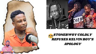 Mansteward Reacts as Kelvyn Boy Begs Stonebwoy for Forgiveness But Stonebwoy Refuses [upl. by Asilram]