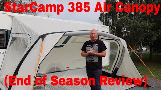 StarCamp 385 Air Canopy End Of Season Review [upl. by My]