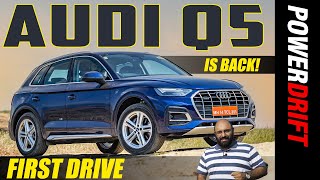 Audi Q5 Facelift  First Drive Review  PowerDrift [upl. by Yerac51]