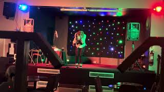 Abby Faye  We Close Our Eyes Go West cover in Newton Aycliffe 05102024 [upl. by Ibur]