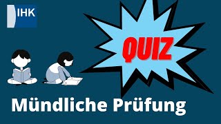 Quiz zur mündlichen Prüfung Kaufleute für Büromanagement fast alle Wahlqualifikationen [upl. by Lichtenfeld297]