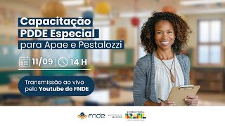 Webinar “Capacitação PDDE Especial para Apae e Pestalozzi” [upl. by Heyman]