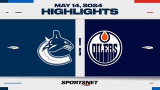 NHL Game 4 Highlights  Canucks vs Oilers  May 14 2024 [upl. by Nanete]