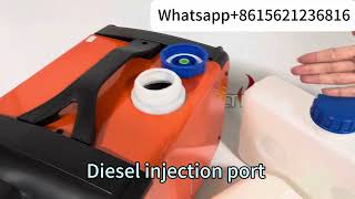 5kw air heater diesel24v 12v air gas heaterDiesel parking heater for cars [upl. by Weisler]