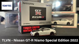 Tomica Limited Vintage Neo  Nissan GTR Nismo Special edition 2022 LVN254d [upl. by Brittain]