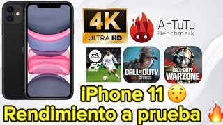 A prueba IPHONE 11 RENDIMIENTO  CAMARA 4k [upl. by Crockett]