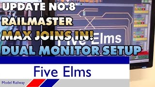 Five Elms Layout Update 8RAILMASTER ELINK  MAX JOINING IN  MONITOR SETUP [upl. by Itirp]