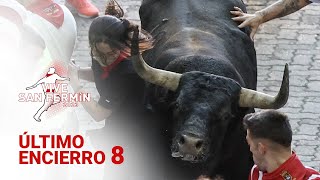 ÚLTIMO ENCIERRO de San Fermín 2023  Toros de Miura [upl. by Sivle]