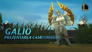 Prezentarea campionului Galio  Gameplay – League of Legends [upl. by Autum898]