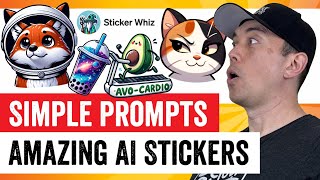 6 AI Sticker Hacks Everyone Should Be Using PASSIVE INCOME with Print on Demand ChatGPT Tutorial [upl. by Schiff]