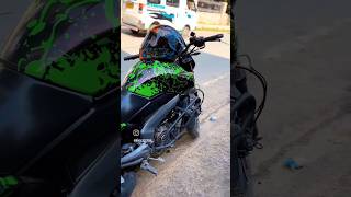 Dominar 400 Modified dominarmodified green black youtubeshorts motovlog [upl. by Enom]