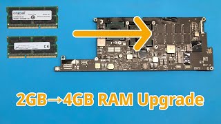 Upgrading RAM on a First Generation MacBook Air [upl. by Barbette]