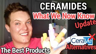 CERAMIDE UPDATE  What You Need To Know Best CeraVe Free Ceramide Moisturizers [upl. by Eirol943]