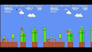 SMB NTSCPAL Comparison  TASes by HappyLee [upl. by Limber]