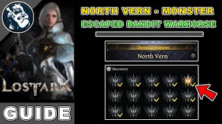 Escaped Bandit Warhorse Monster Location in Lost Ark  North Vern Locations Guide [upl. by Eelitan]