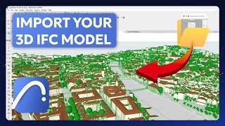 🏞️ ArchiCAD  Importer un Modèle 3D IFC dans ArchiCAD PLAN  Tutoriel [upl. by Anelas480]