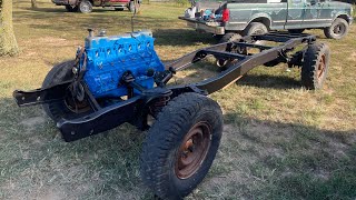 Painting The Frame amp Engine On My Bumpside Project Truck BBQ Paint Or Bust [upl. by Isleen803]