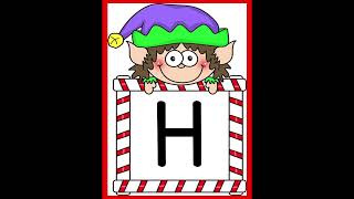 Identify Uppercase Letters with Christmas Elves  Fun Learning for Preschool amp Kindergarten [upl. by Frayne]