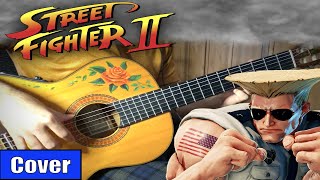 GUILE STREET FIGHTER meets flamenco gipsy guitarist GUITAR COVER [upl. by Ely]