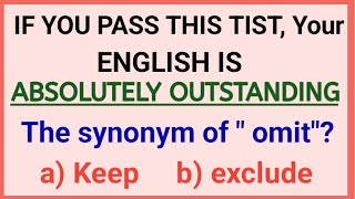 Vocabulary Grammar Test ✍️ English Vocabulary Synonym Quiz English Grammar [upl. by Enitsahc]