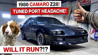 Another Bargain or Bust Facebook Camaro Low Mileage 1986 Z28 Tuned Port Injection Will It Run [upl. by Rekab]