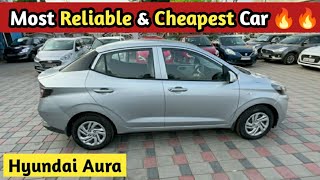 Most Reliable amp Cheapest Car 😳 Hyundai Aura Second Hand secondhandcar aura [upl. by Jumbala]