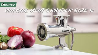 Huanyu manual meat grinder no10 new [upl. by Regdirb]