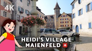 4K HEIDIS VILLAGE  MAIENFELD  SWITZERLAND  Part 4 [upl. by Akimik]