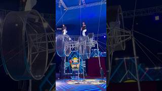 Thrilling Wheel of Death Performance at Garden Bros Circus [upl. by Aromat49]