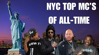 NYCS TOP 10 RAPPERS OF ALL TIME [upl. by Nnael568]