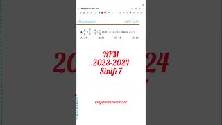 ✅ RFM 20232024 Sinif 7 Sual 4ün izahı mathematics riyaziyyat education onlaynriyaziyyat [upl. by Nagy]