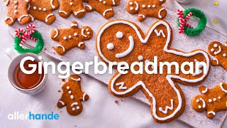 Gingerbreadman  Recept  Allerhande [upl. by Berkley]