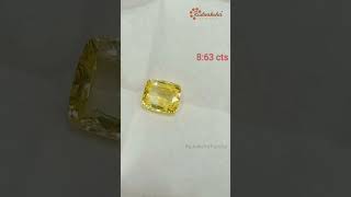 Yellow sapphire Ceylon 9987835118 [upl. by Fruin]