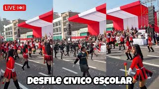 🔴LIVE  DESFILE CIVICO ESCOLAR 🇵🇪 FIESTAS PATRIAS PERÚ 2024🎖 [upl. by Hawthorn]