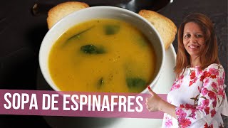 Sopa de Espinafres receita Portuguesa  A Cozinha da Vê [upl. by Eek]