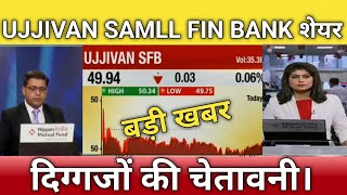 🔴Ujjivan small finance Bank share letest news  ujjivan small fin bank share Target tomorrow [upl. by Marlow893]