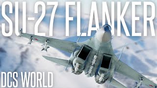 LEARNING TO FLY THE SU27 FLANKER IN THE MOST REALISTIC FLIGHT SIM  DCS World SU27 [upl. by Ertemed]