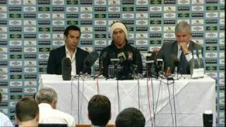 Carlos Tevez unveiled as Man City striker [upl. by Aleekahs524]