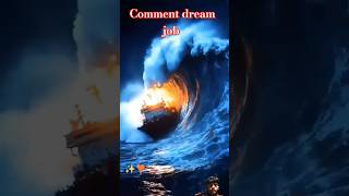 DANGEROUS FLOOD AT OCEAN SEA  battleship indiannavy trendingshorts newsong songmerchantnavy [upl. by Checani]