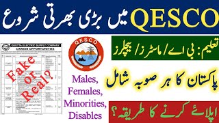 QESCO Latest Jobs 2024  Wapda Jobs 2024 Quetta Electric Supply Company QESCO Jobs Apply Method [upl. by Olin]