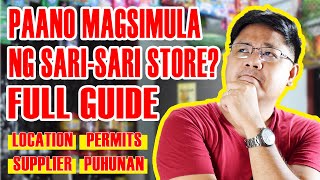 PAANO MAGSIMULA NG SARISARI STORE FULL GUIDE TINDAHAN SERYE EPISODE 1 [upl. by Norreg]