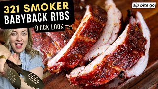 321 Smoked Babyback Ribs Recipe on the TRAEGER [upl. by Hpeosj]