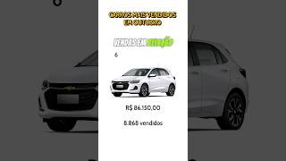 OS CARROS MAIS VENDIDOS DO BRASIL EM OUTUBRO carros onix hb20 polo creta [upl. by Alemap]